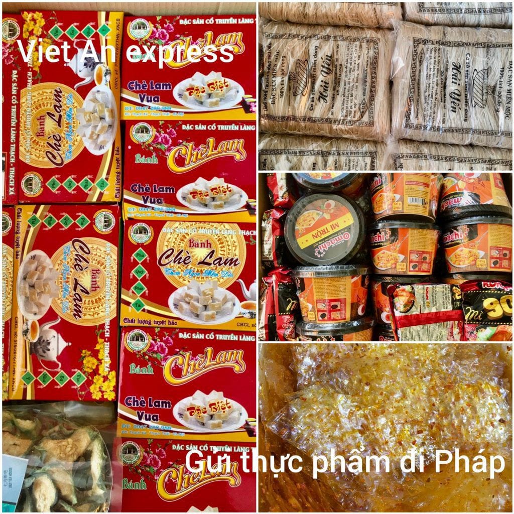 Gửi hàng thực phẩm đi Pháp