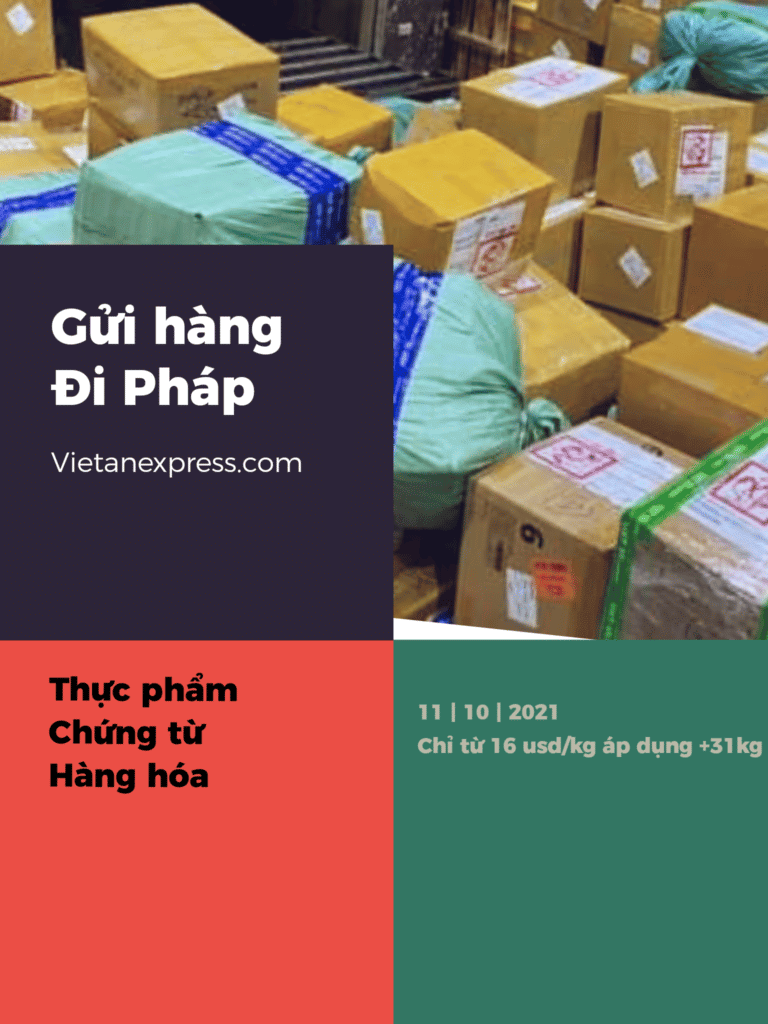 Gửi hàng đi Pháp tại Viet An Express