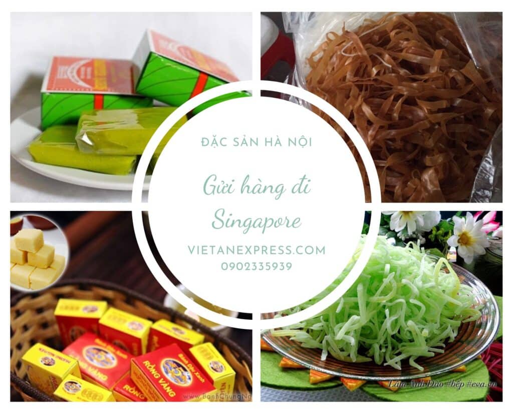 Hàng thực phẩm gửi đi Singapore