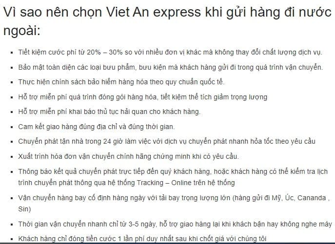 Gửi hàng Đi Sydney (Úc) Vì Sao nên chọn Viet An Express làm đơn vị gửi hàng