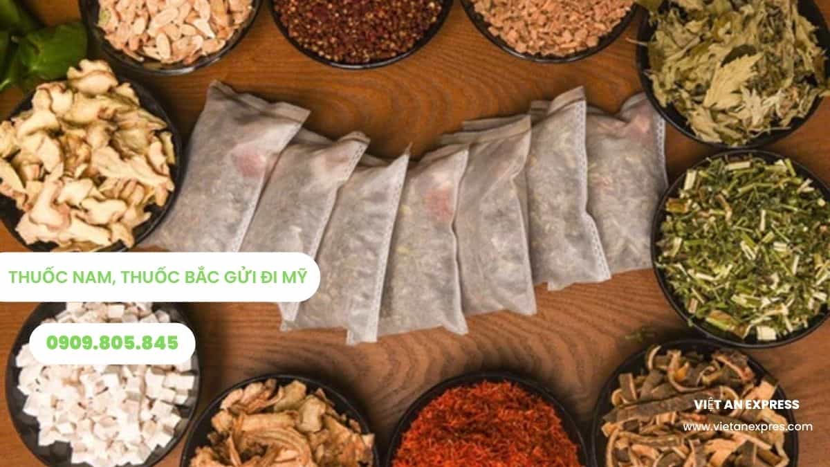 Gửi thuốc nam, thuốc Bắc đi Mỹ