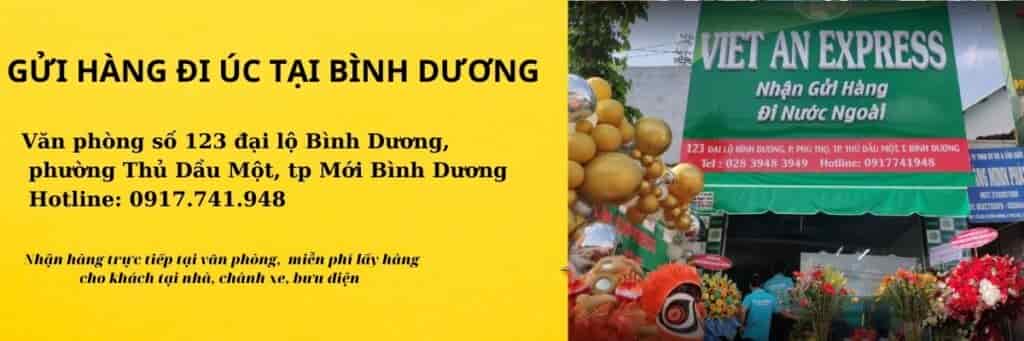 gui hang di uc tai binh duong