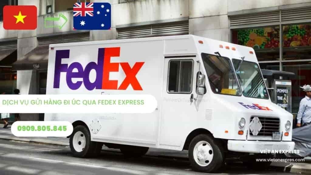 Gửi hàng đi Úc qua dịch vụ Fedex Việt An Express, gui hang di uc fedex