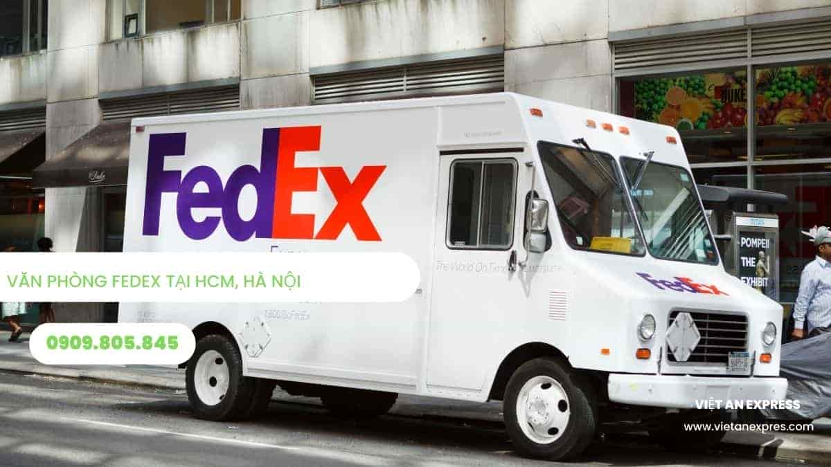 Văn phòng Fedex tại HCM và Hà Nội, van phong fedex