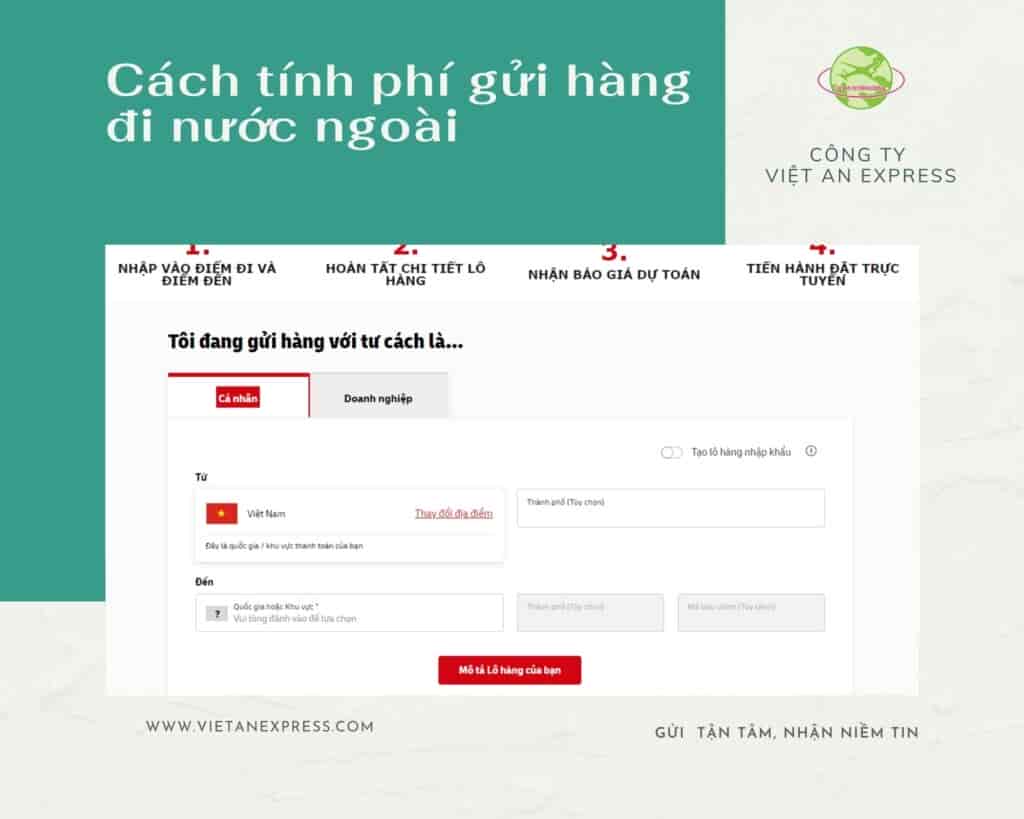 Cách tính cước phí gửi hàng đi nước ngoài Cách tính cước phí gửi hàng đi nước ngoài