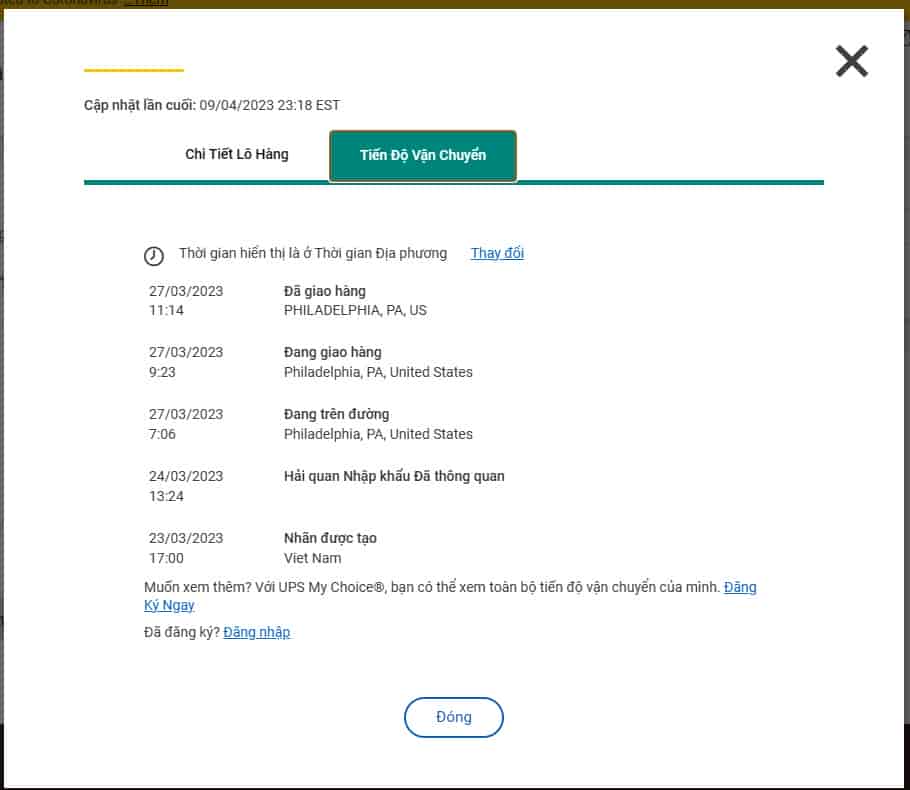 Hướng dẫn kiểm tra tracking và lịch trình gửi hàng với DHL, UPS, FedEx và TNT Express Tracking UPS, theo dõi lịch trình tại UPS Express