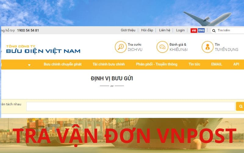 Tra vận đơn vnpost