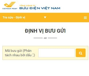 Tra cứu thông tin vận đơn VNPost: Hướng dẫn các bước tra cứu vận đơn bưu điện tra van don vnpost1