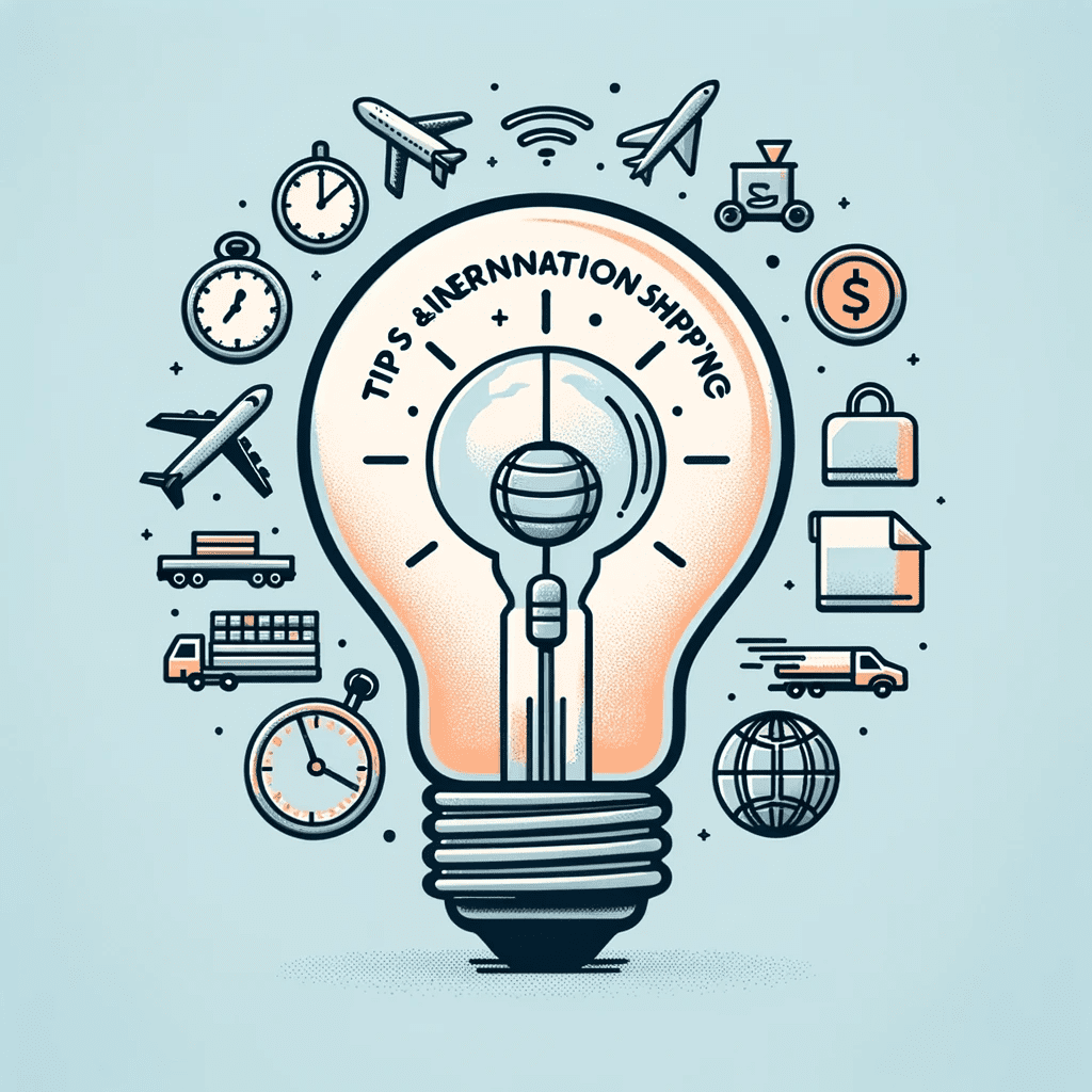 Kinh Nghiệm và Lời Khuyên Khi Vận Chuyển Quốc Tế: An image focusing on tips and advice for international shipping.