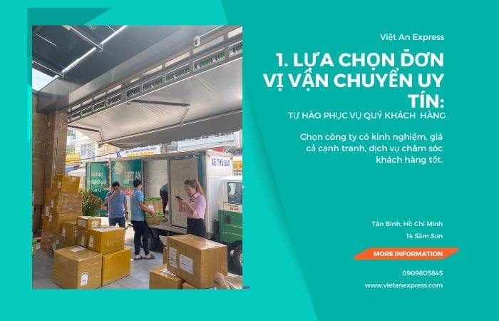 Lựa chọn đơn vị vận chuyển phù hợp