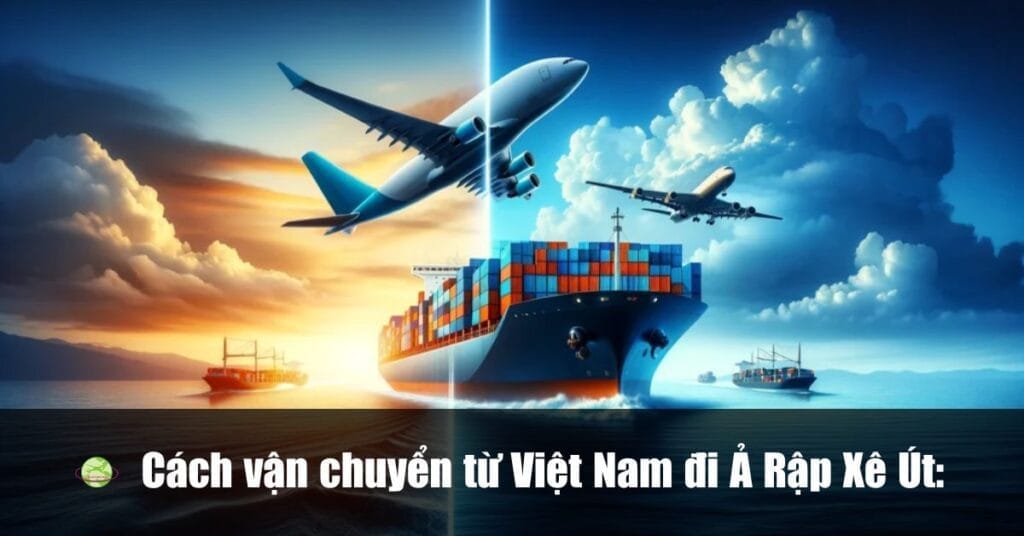 Gửi Hàng Đi Ả Rập Xê Út (Saudi Arabia) - Giải Pháp Tiết Kiệm và Nhanh Chóng Các vận chuyển từ Việt Nam đi Ả Rập Xê Út, đường hàng không, đường tàu biển