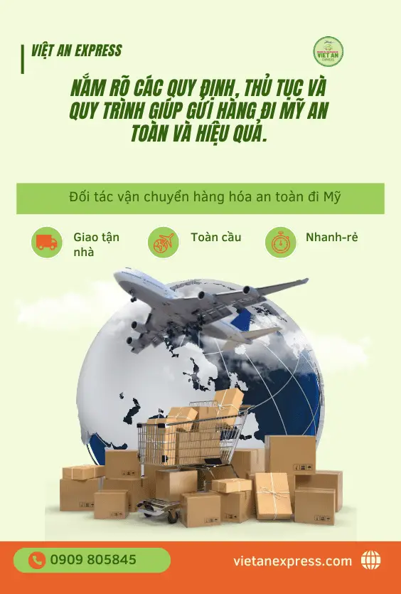 Những Điều Cần Biết Khi Gửi Hàng Đi Mỹ Bằng Đường Hàng Không Kiểm tra quy định của Mỹ Trước khi gửi hàng, mua bảo hiểm hàng hóa