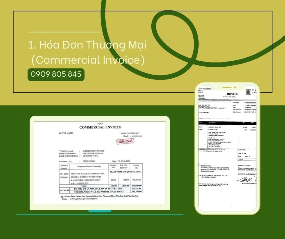 1. Hóa Đơn Thương Mại (Commercial Invoice)