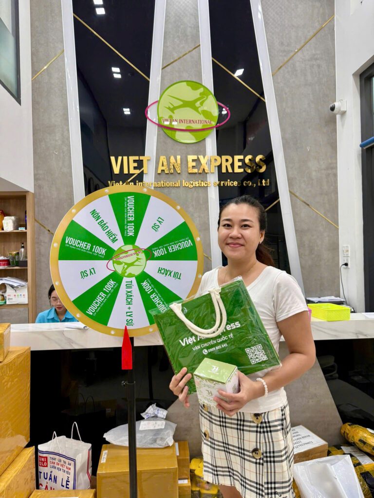 Gửi Hàng Thả Ga - Rinh Quà May Mắn Cùng Vòng May Mắn Từ Việt An Express! Vòng quay may mắn